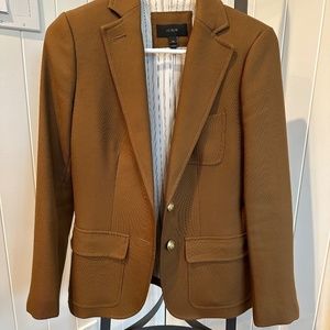 J. Crew Camel Wool Schoolboy Blazer sz 00
